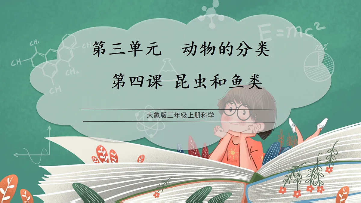 3.4 昆虫和鱼类(教学课件)科学大象版三年级上册(新教材)第1页