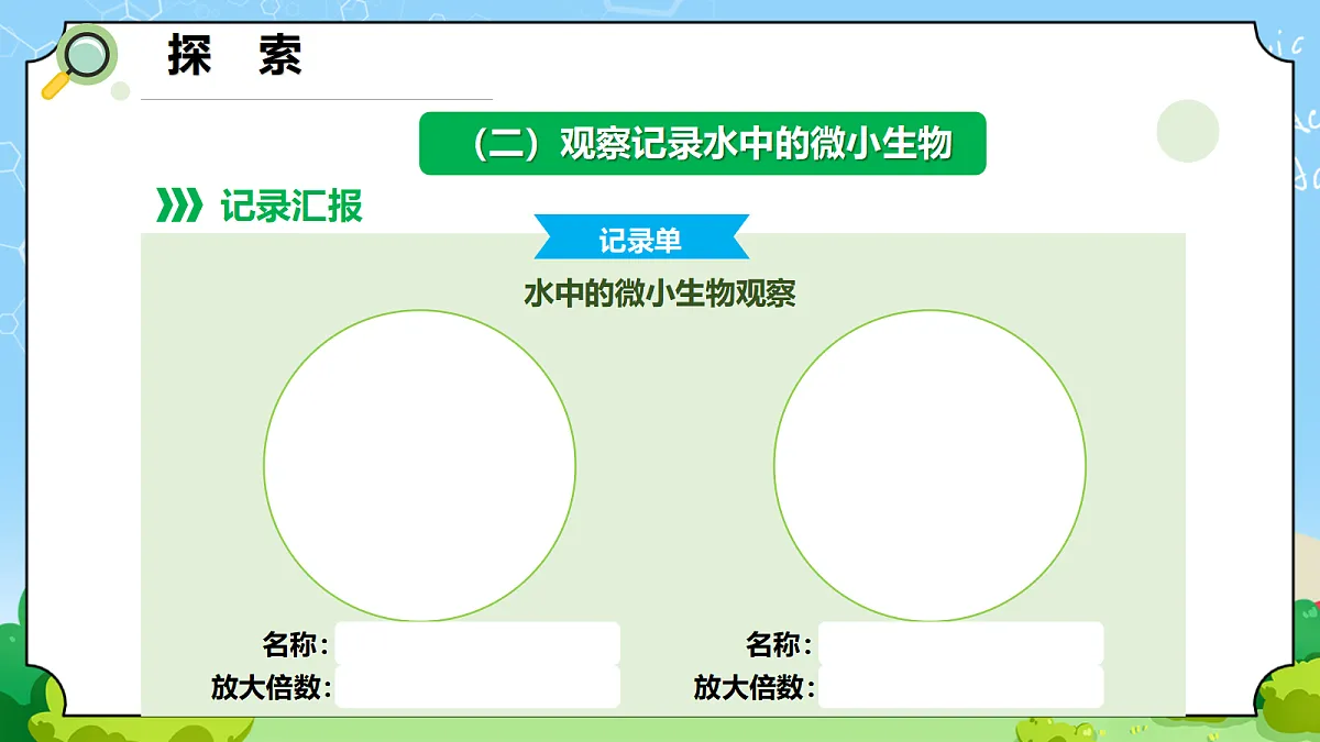 1.6 《观察水中的微小生物》 - 小学科学五年级上册 同步教学课件(教科版2024)第7页