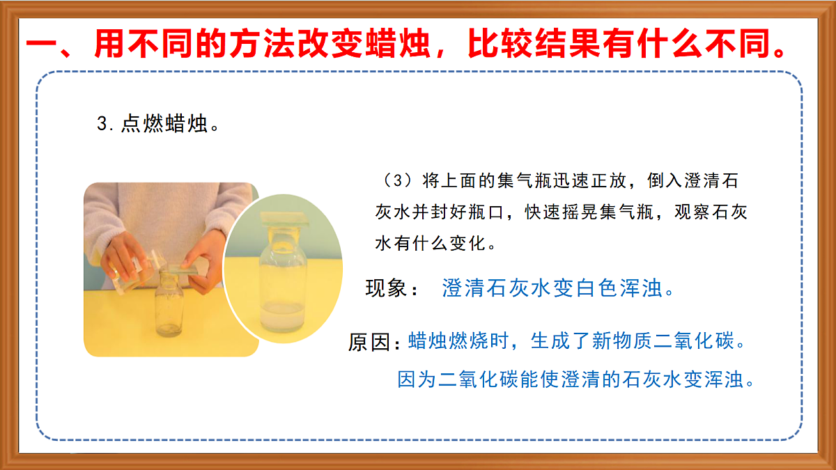 苏教版小学科学六年级上册《1 蜡烛的变化》课件、视频、作业设计第7页