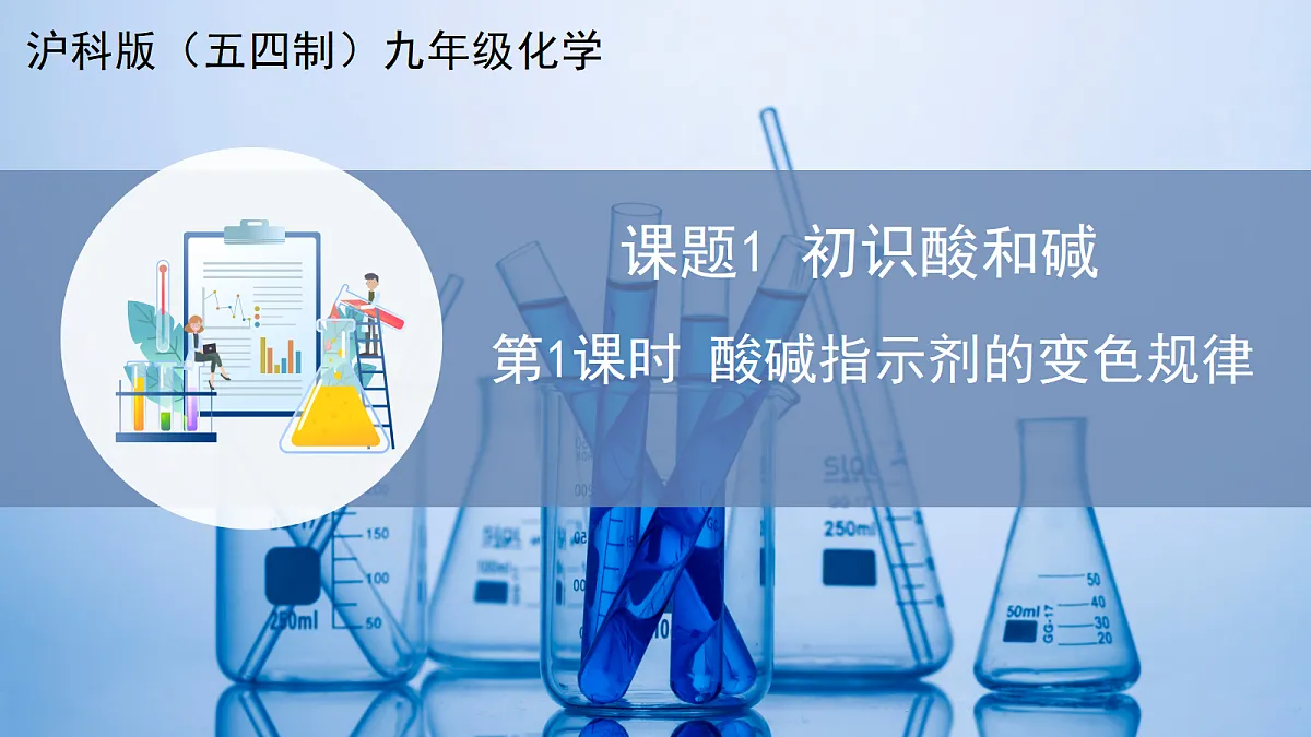 课题1 初识酸和碱 第1课时(教学课件)化学沪科版五四学制2024九年级全一册第1页