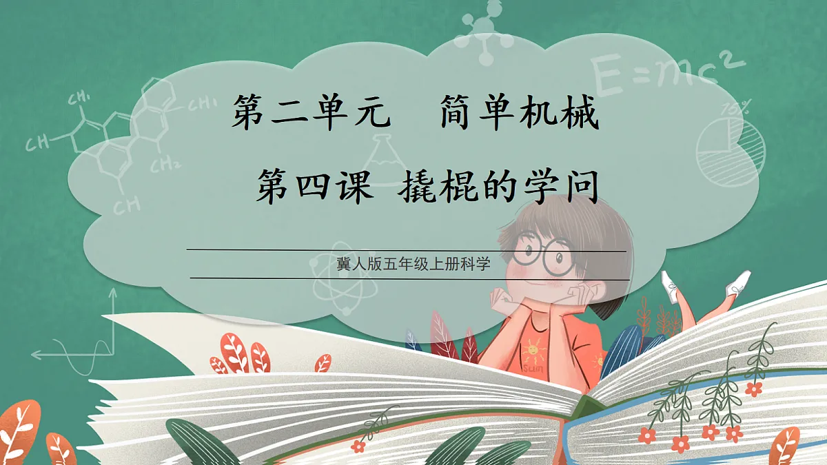 2.4 撬棍的学问(教学课件)【含交互动画】科学冀人版五年级上册(新教材)第1页