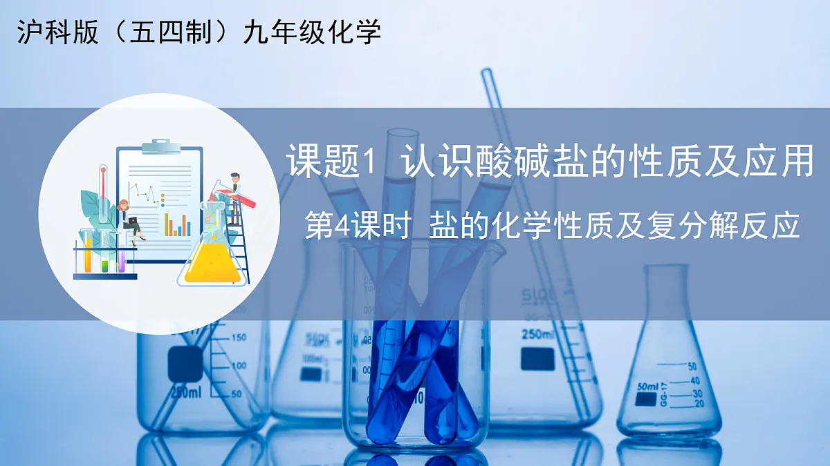 课题2 认识酸、碱、盐的性质和应用 第4课时(教学课件)化学沪科版五四学制2024九年级全一册第1页
