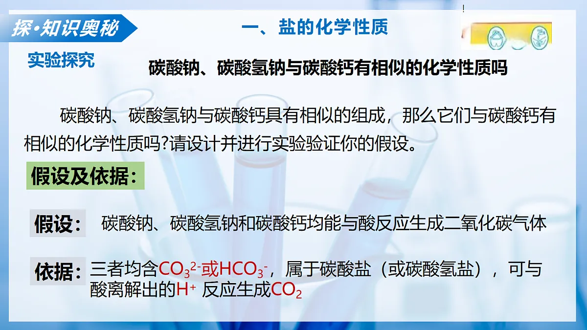 课题2 认识酸、碱、盐的性质和应用 第4课时(教学课件)化学沪科版五四学制2024九年级全一册第6页