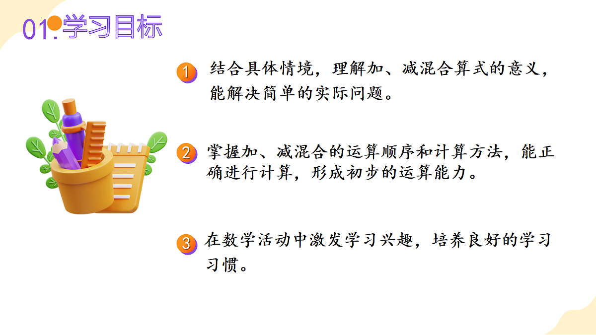 2026(新教材)人教版数学一年级上册-2.13《加、减混合》(课件)第2页