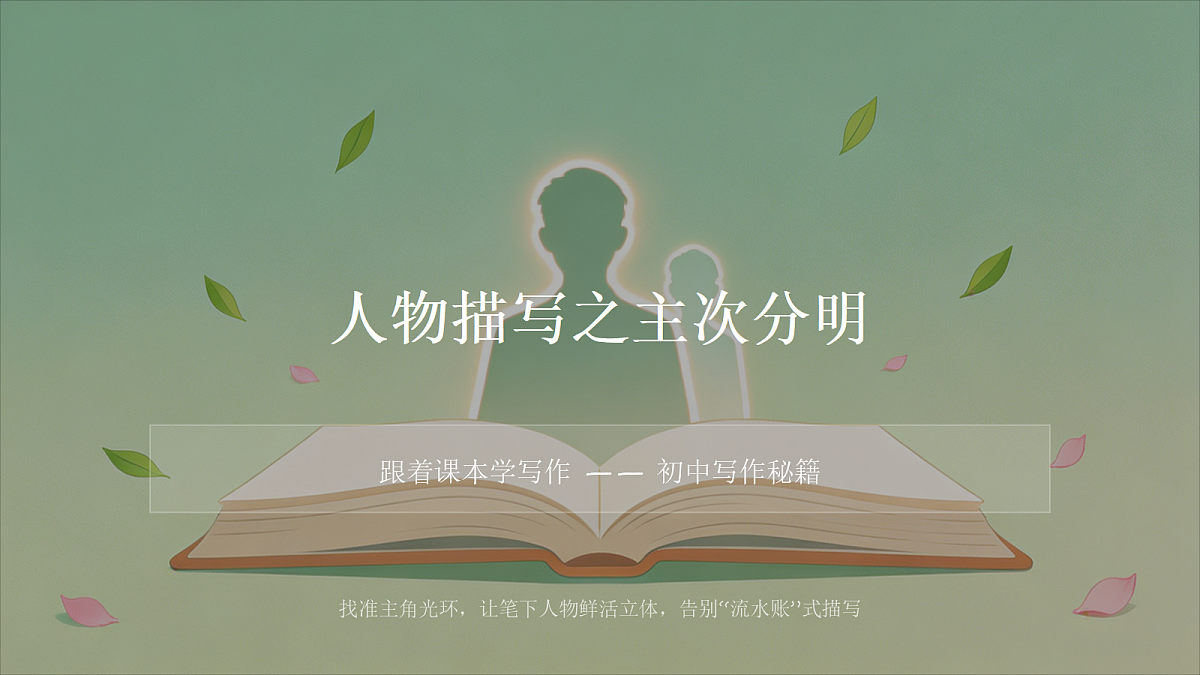 01 人物描写之主次分明(课件)第1页