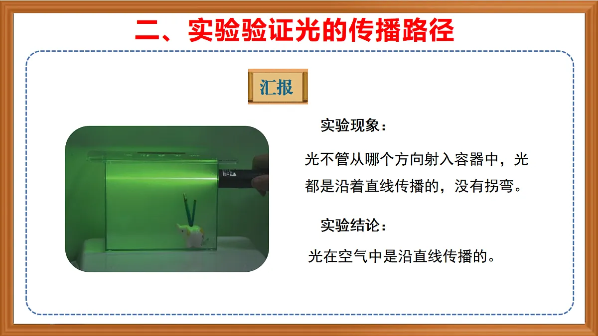 新苏教版小学科学五年级上册第一单元《1 光的传播》课件+视频+作业设计第8页