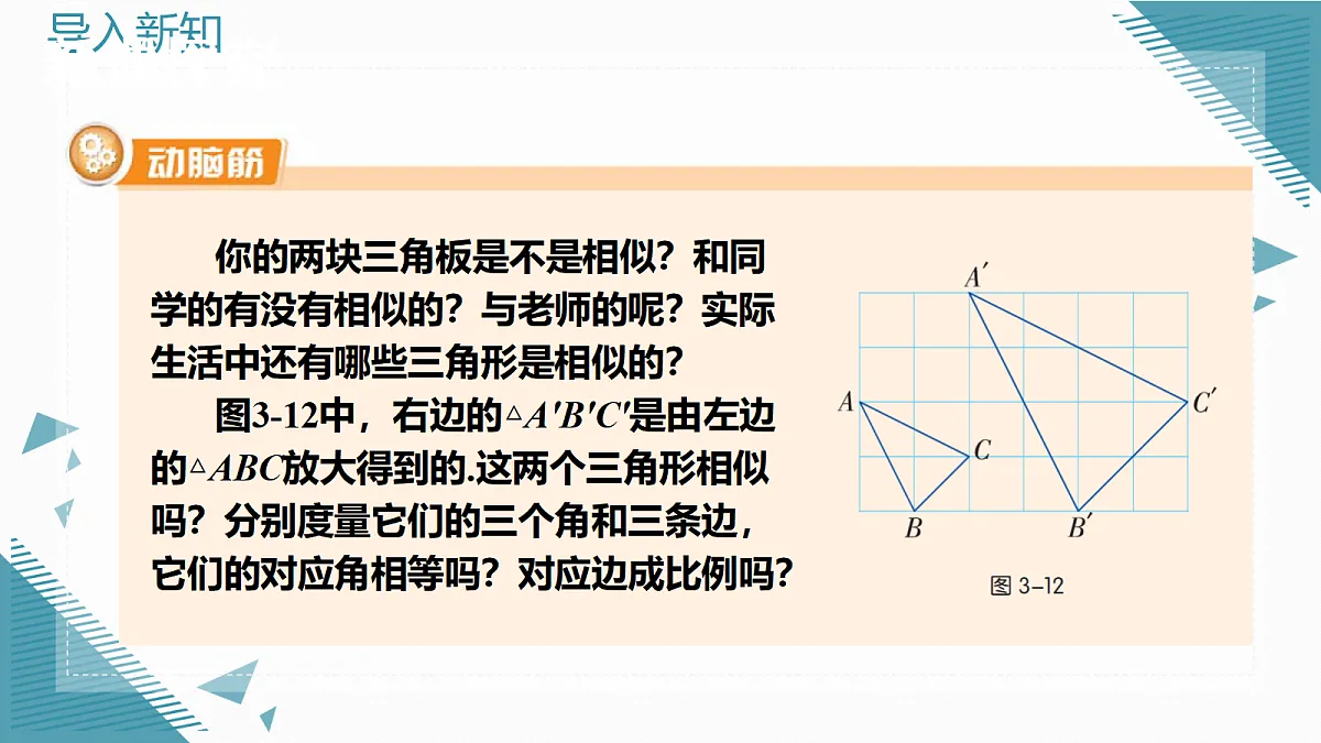 2026学年新湘教版初中数学九年级上册1.3 相似图形课件第5页