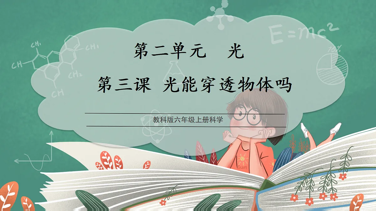 2.3 光能穿透物体吗(教学课件)【含AI视频】科学教科版六年级上册(新教材)第1页