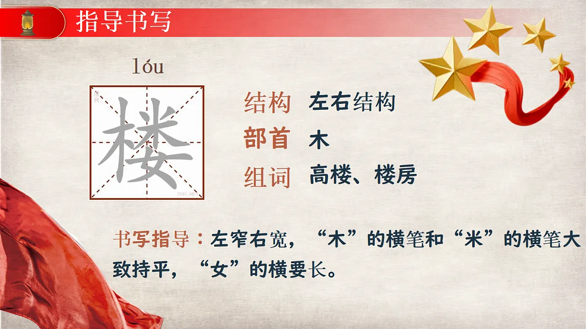 14《八角楼上》教学课件(任务型2025)第4页