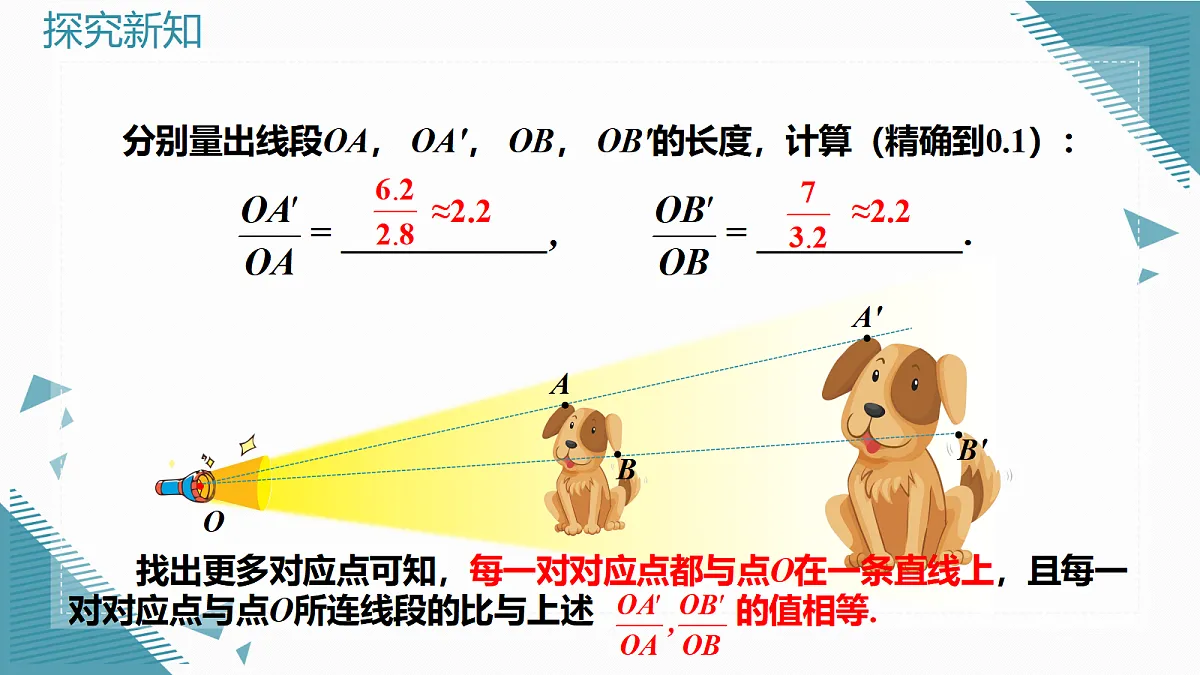2026学年新湘教版初中数学九年级上册1.7位似(第1课时)课件第3页