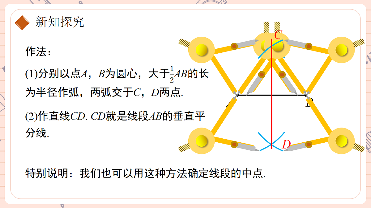 15.1.3《线段的垂直平分线》第二课时尺规作图第5页
