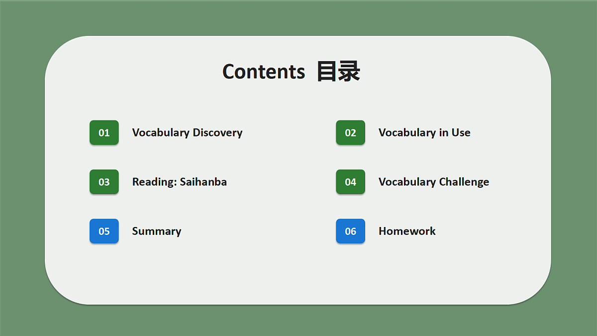 新人教版(2024)英语九年级(初三)上册-Unit 1 The Changing World Vocabulary in Use 2a-2c 词汇课 课件(lesson 5)第2页