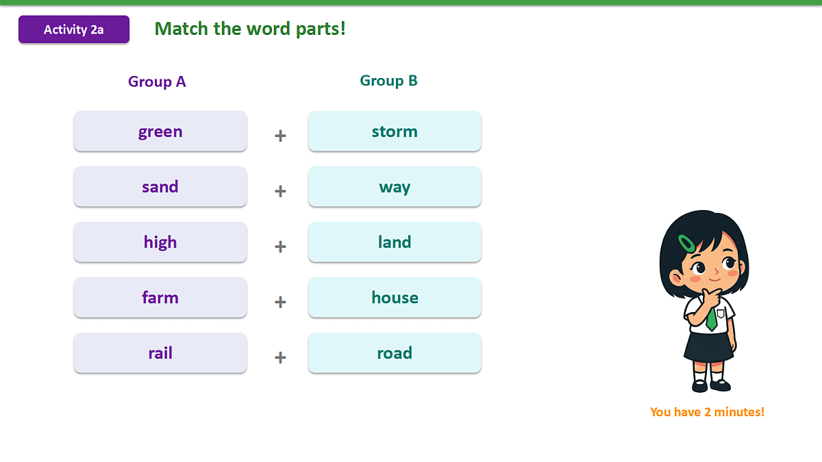 新人教版(2024)英语九年级(初三)上册-Unit 1 The Changing World Vocabulary in Use 2a-2c 词汇课 课件(lesson 5)第6页