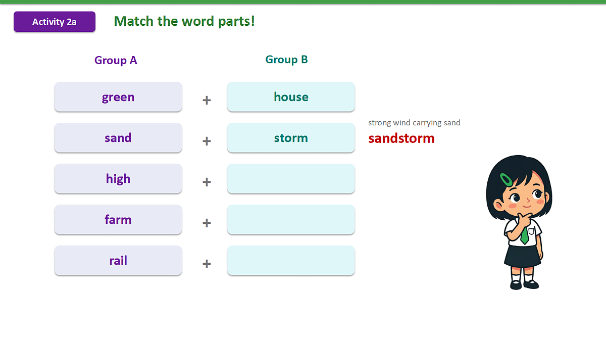 新人教版(2024)英语九年级(初三)上册-Unit 1 The Changing World Vocabulary in Use 2a-2c 词汇课 课件(lesson 5)第8页