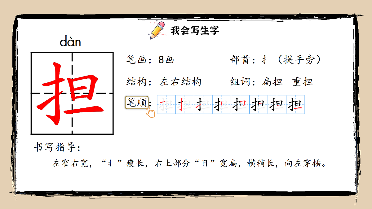 1. 课文16 《朱德的扁担》ppt课件第5页