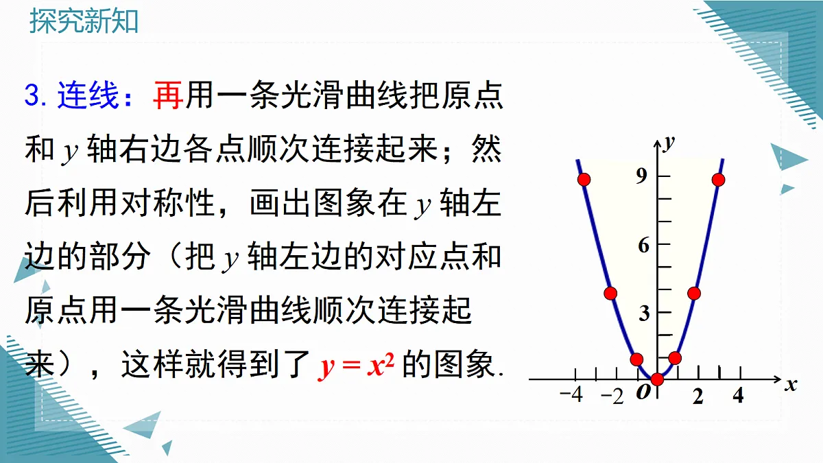 2026学年新湘教版初中数学九年级上册4.2二次函数的图象和性质(第1课时)课件第7页
