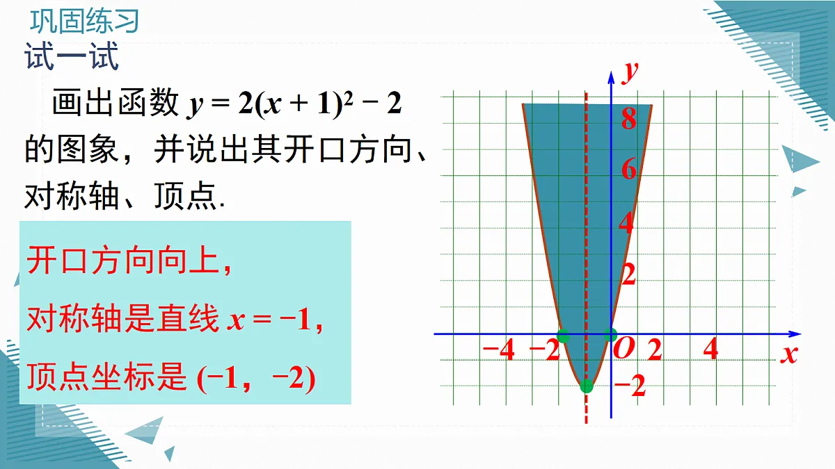 2026学年新沪科版初中数学九年级上册21.2二次函数的图象与性质(第4课时)课件第7页