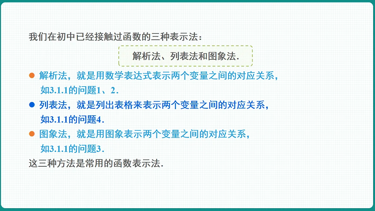 3.1.2《函数的表示法》第1课时 课件 人教版(2019)高一数学必修一第6页