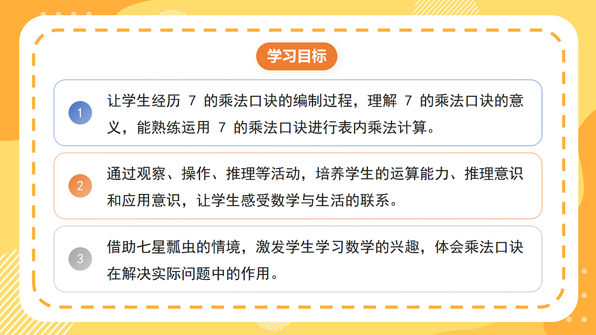 4.2《7的乘法口诀》(课件)北京版数学二上第2页