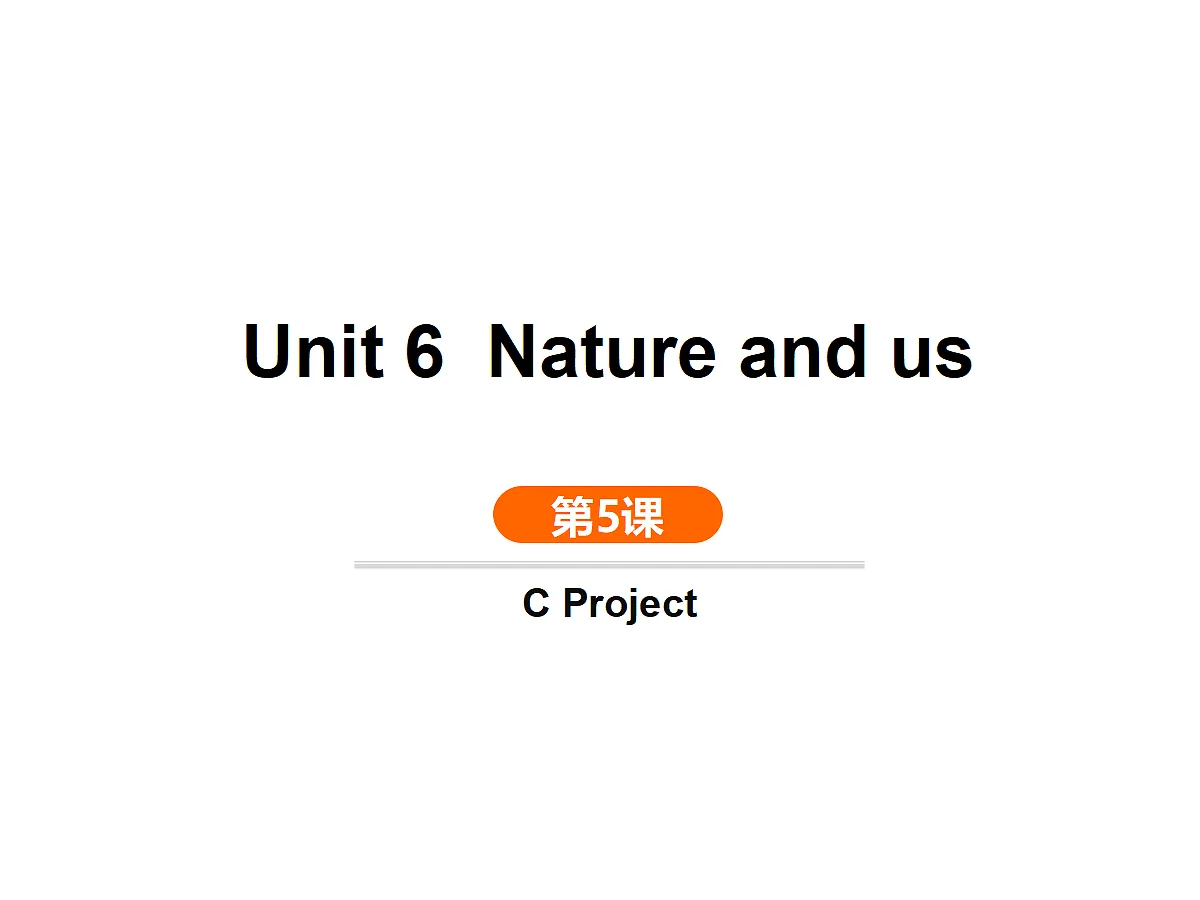 第5课时 C Project第1页