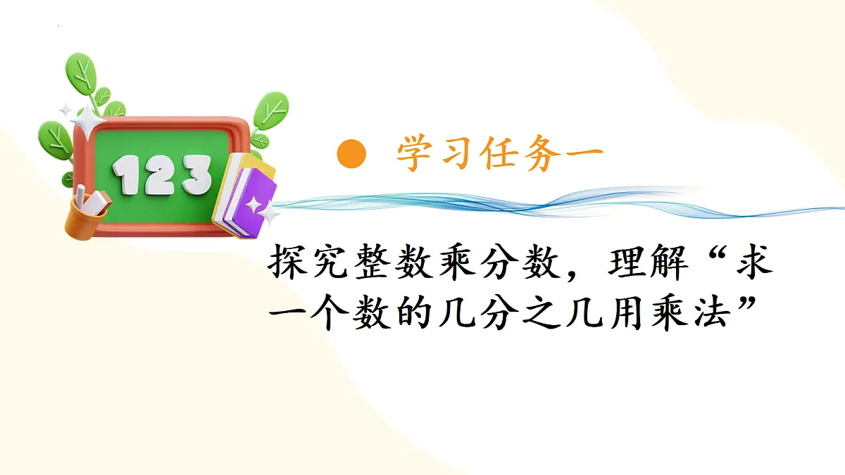 2026(新教材)人教版数学六年级上册-2.2《一个数乘分数》(课件)第5页