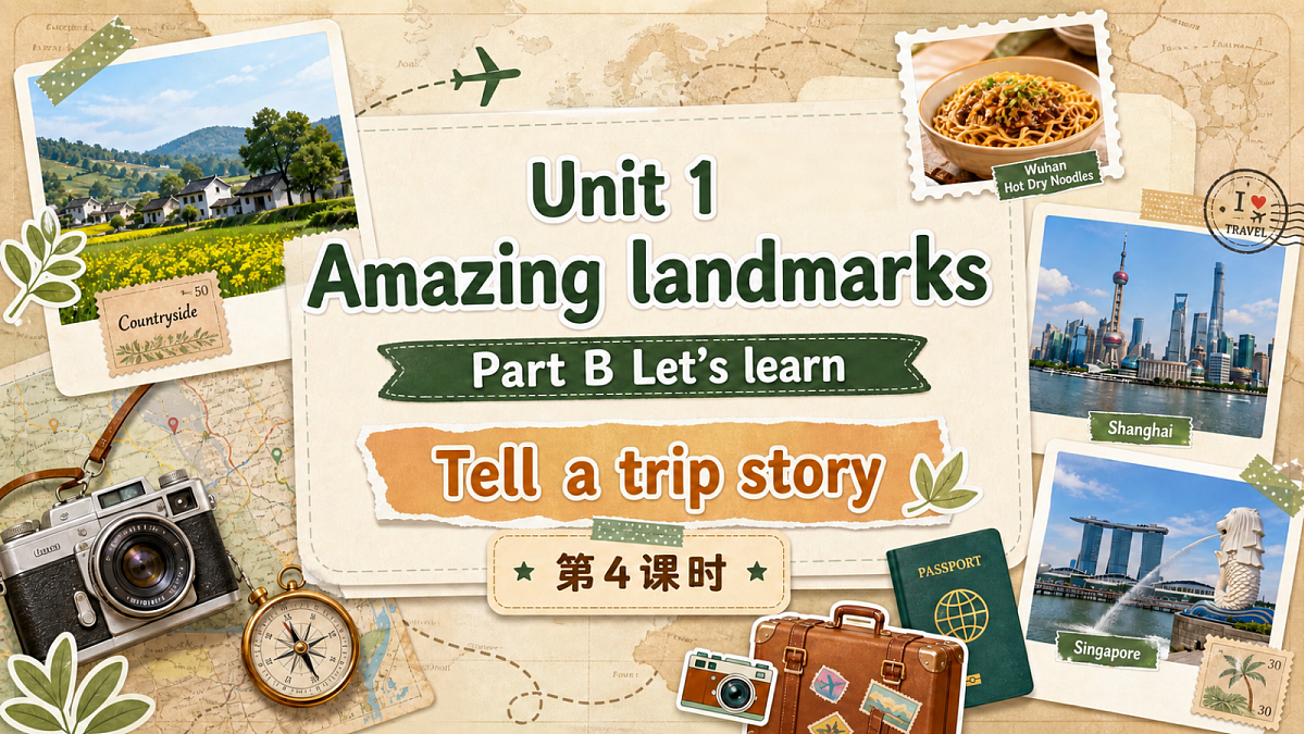 U1L4 Part B Let’s learn & Make up a story第1页