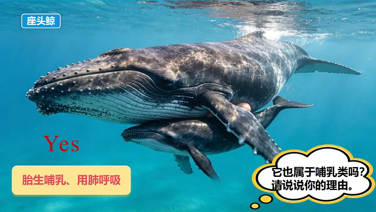 苏教版(2024)四上科学 1单元 《4 哺乳类》课件PPT第6页