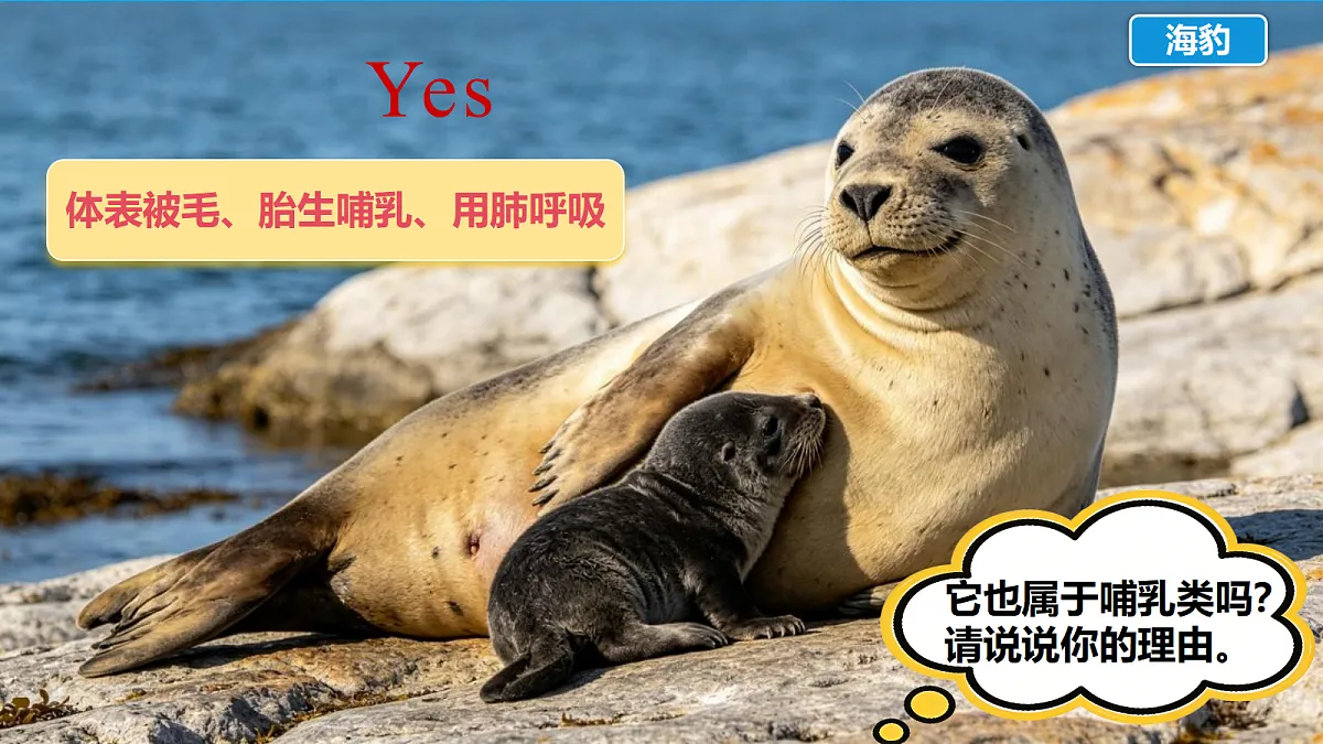 苏教版(2024)四上科学 1单元 《4 哺乳类》课件PPT第7页