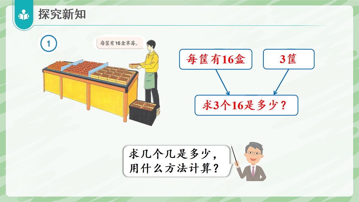 3.1 口算乘法(第1课时)两位数、几百几十数乘一位数 - 小学数学四年级上册同步教学课件(人教版2024)第7页