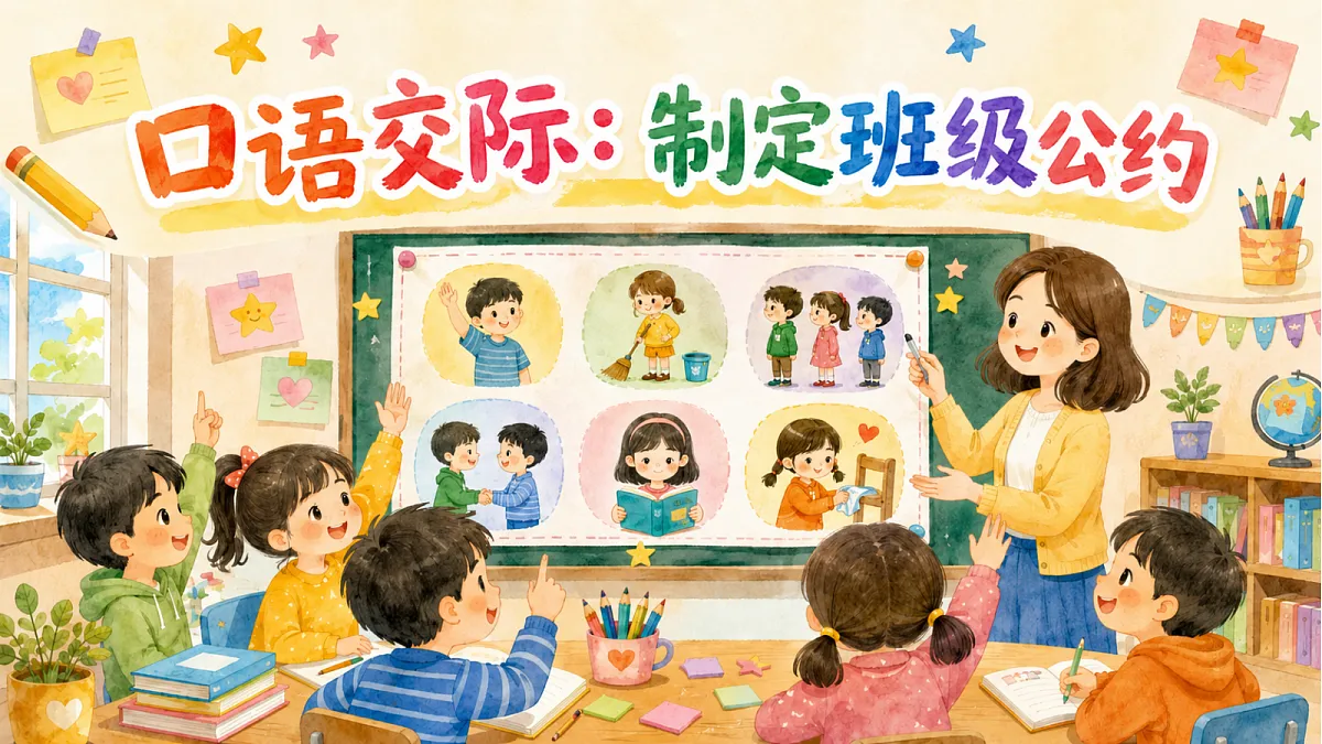 口语交际:制定班级公约第1页
