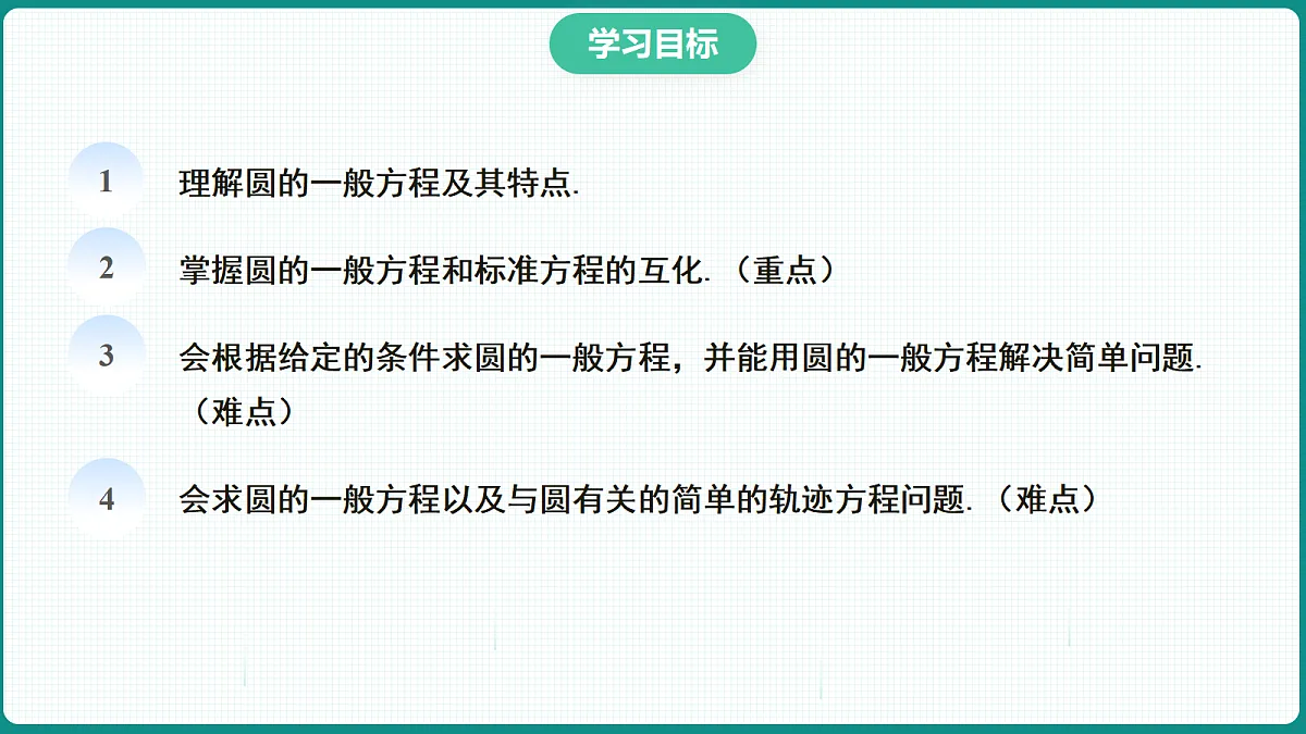 2.4.2《圆的一般方程》 课件 高二数学选择性必修一第2页