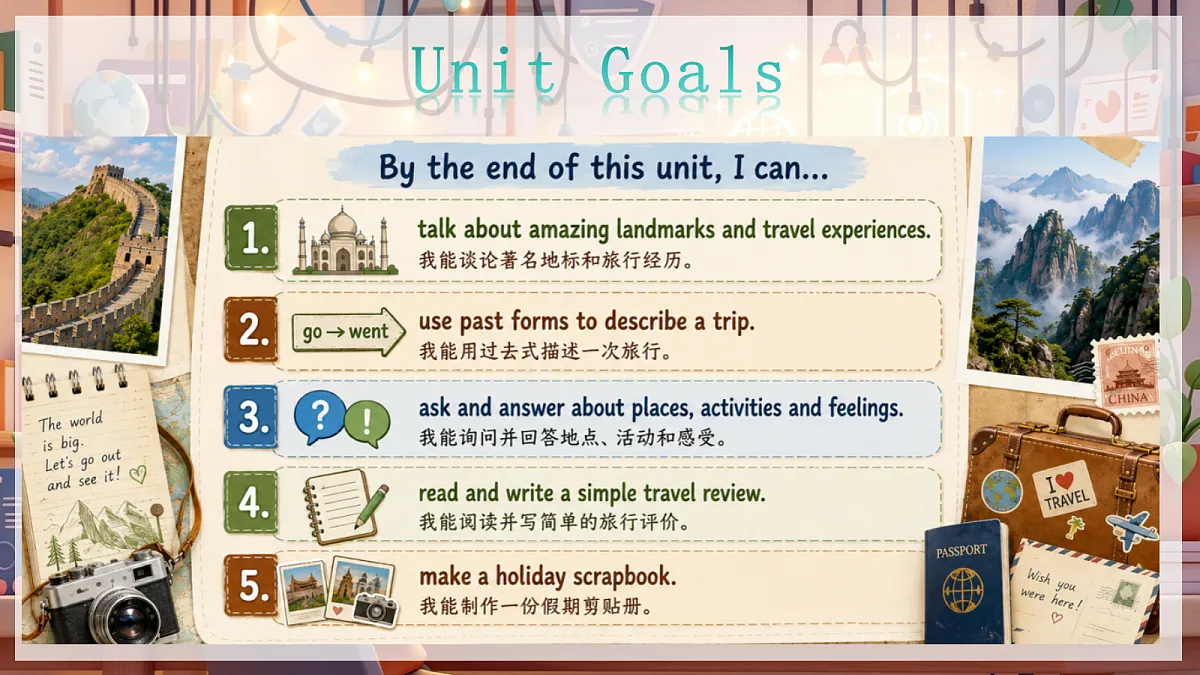 Unit 1 Amazing Landmarks Part A 第1课时第2页