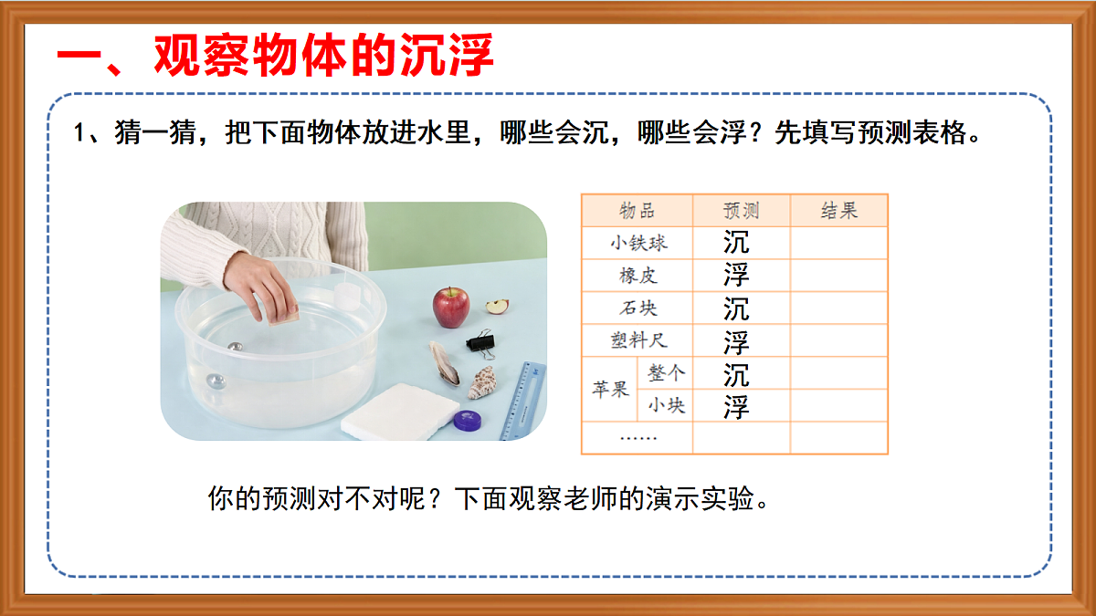 苏教版小学科学五年级上册第三单元《11 浮力 》课件+视频+作业设计第4页