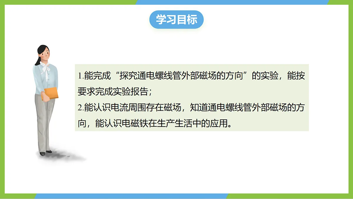 (核心素养)18.2《探究:通电螺线管外部磁场的方向》 课件 沪科版物理九年级全册第3页