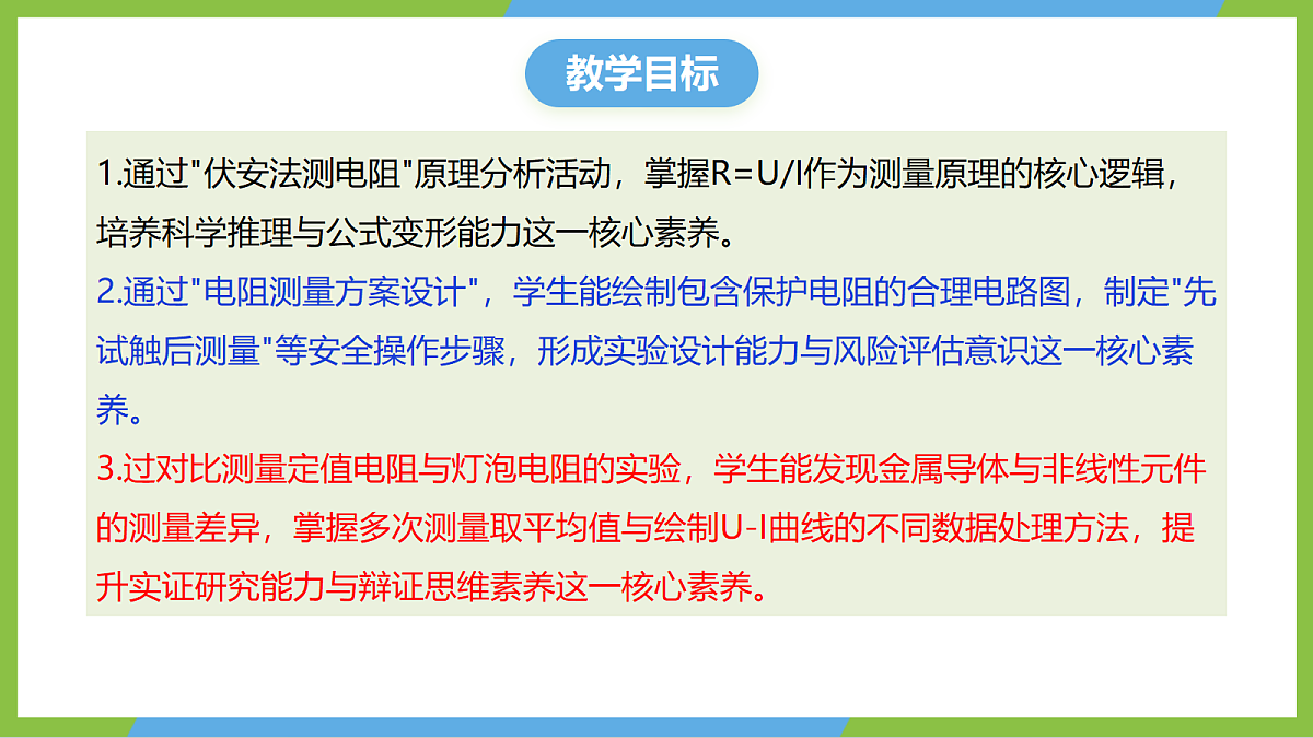 14.4《欧姆定律应》用第1课时(伏安法测电阻)课件苏科版物理九上第2页