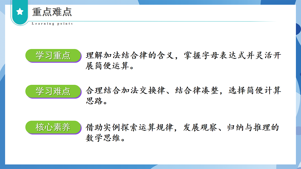 5.3 加法结合律 - 小学数学四年级上册 同步教学课件(北师大版2024)第3页