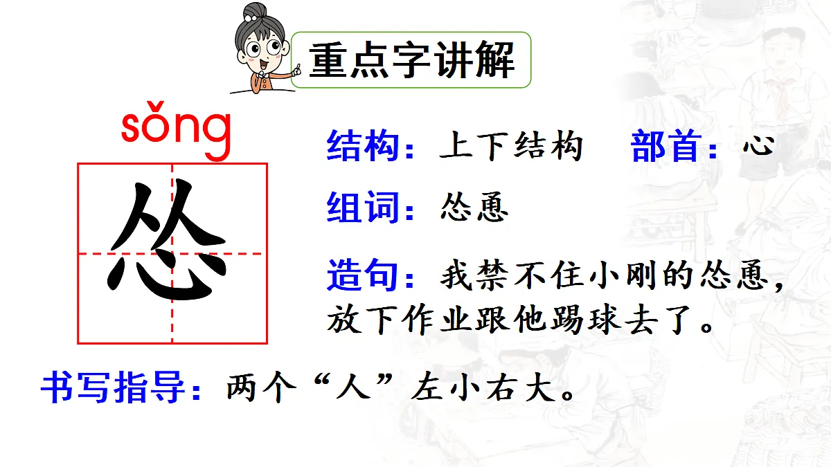 【教学课件】17.慈母情深第1课时第7页