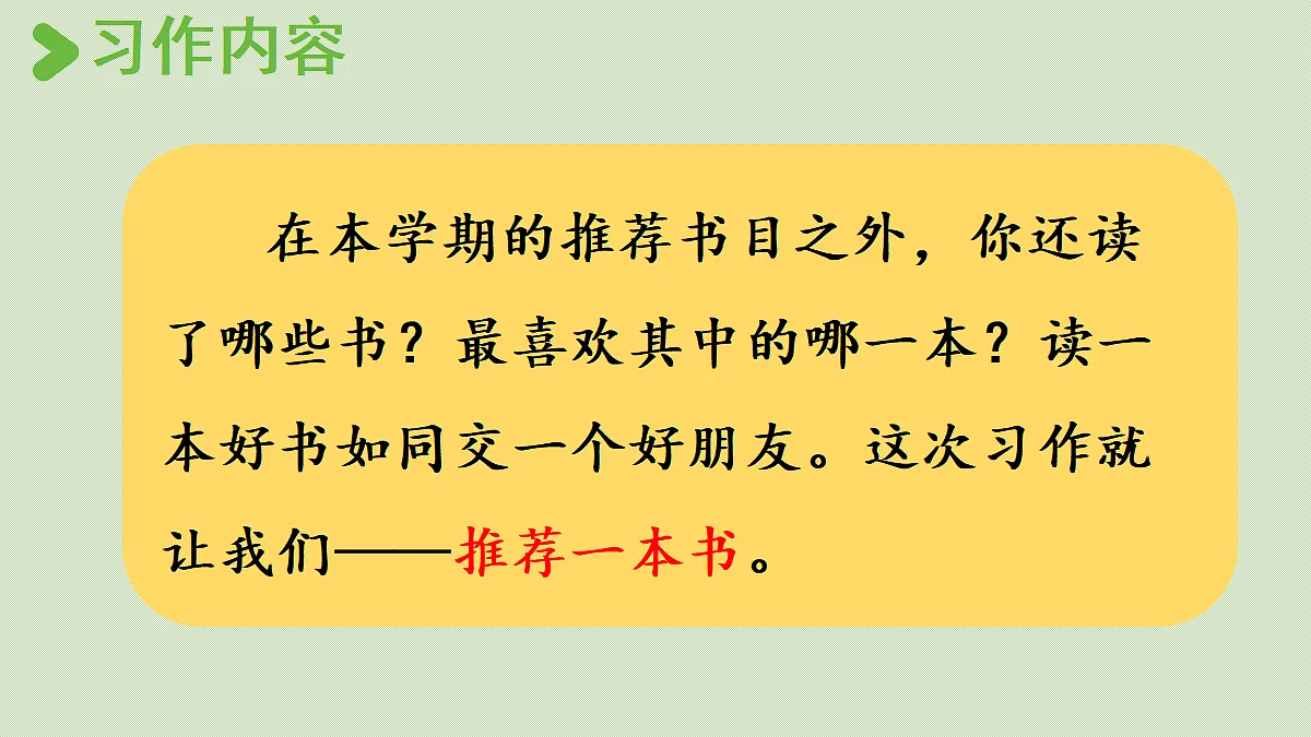 【教学课件】习作:推荐一本书第1课时第2页