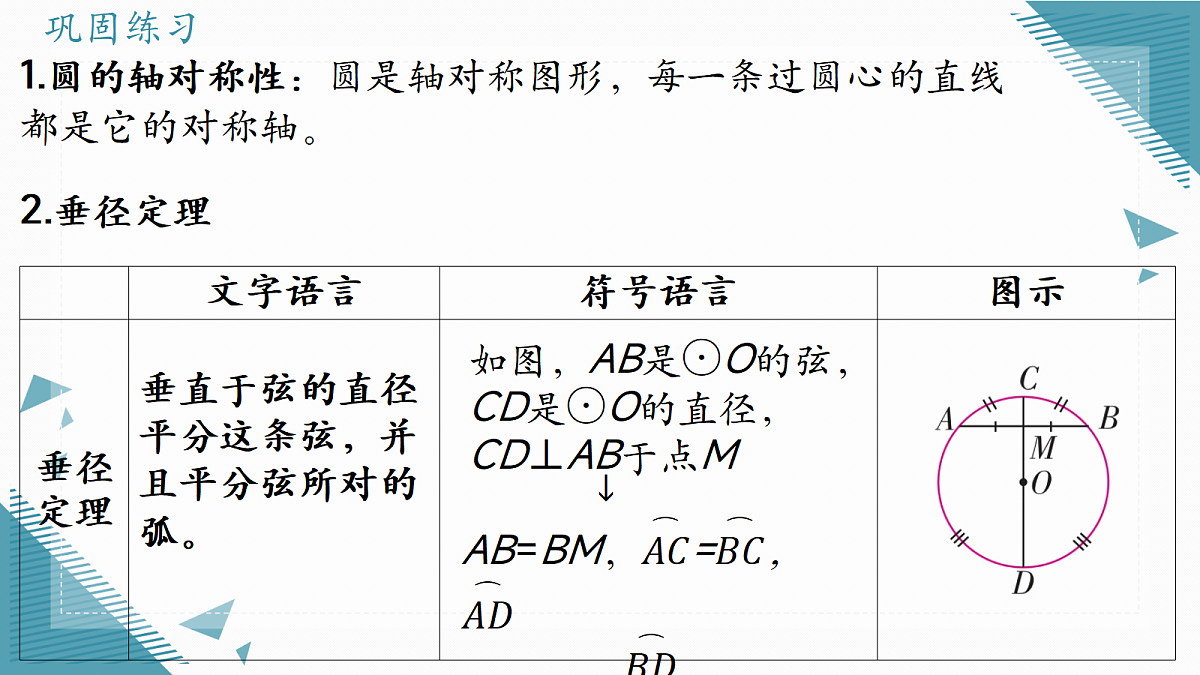 2026学年浙教版(2024)初中数学九年级上册(2024)3.3 垂径定理(第1课时)课件第5页
