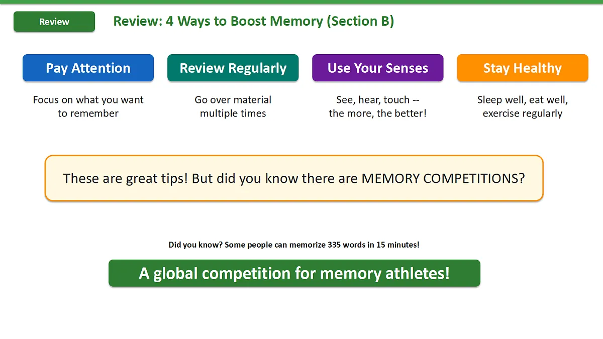 新人教版(2024)英语九年级(初三)上册-Unit4 Our Memory Reading Plus 拓展阅读课 课件(lesson 6)第5页