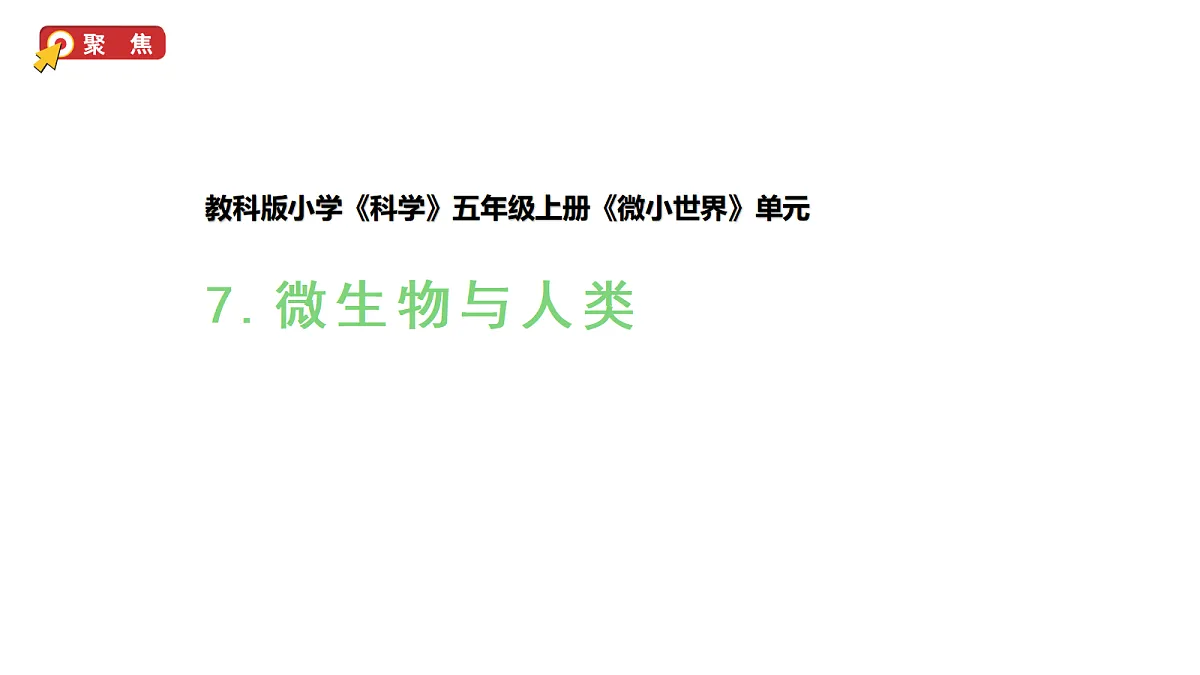 1.7《微生物与人类》(课件)-2026-2027学年科学五年级上册教科版第1页