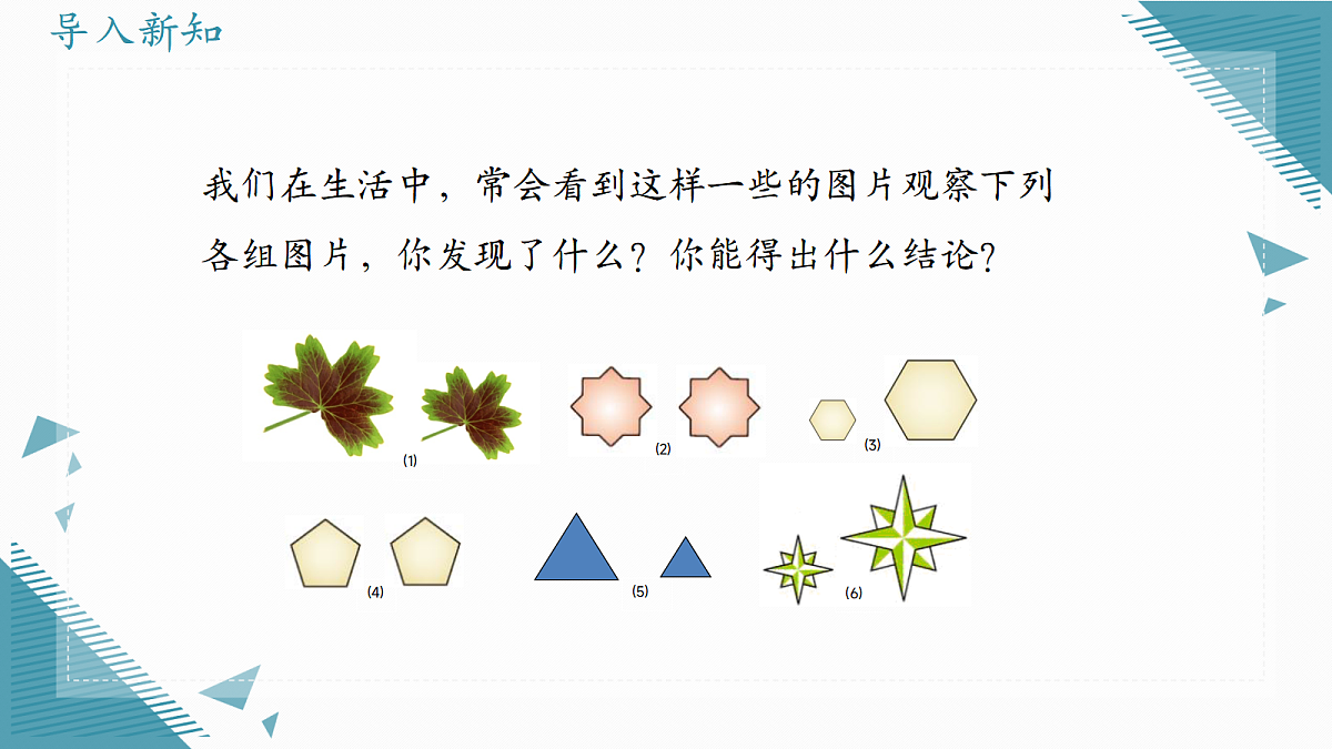 2026学年浙教版(2024)初中数学九年级上册(2024)4.6 相似多边形课件第2页