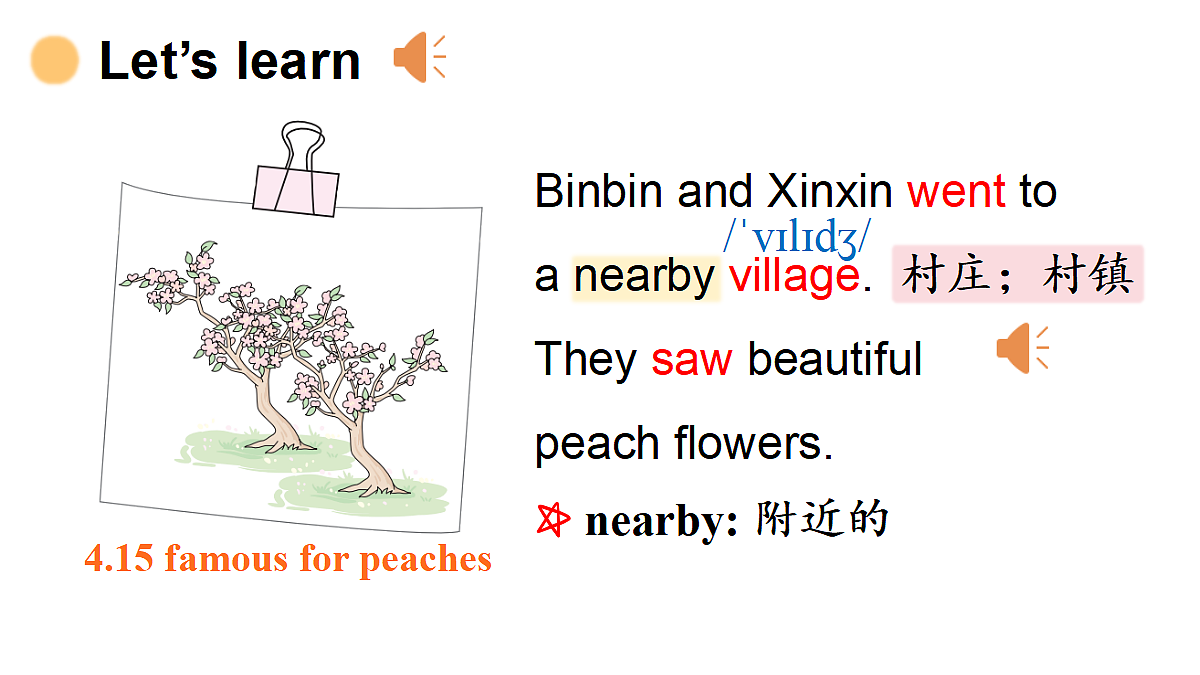 第4课时 B Let's learn & Make up a story & C Project第3页