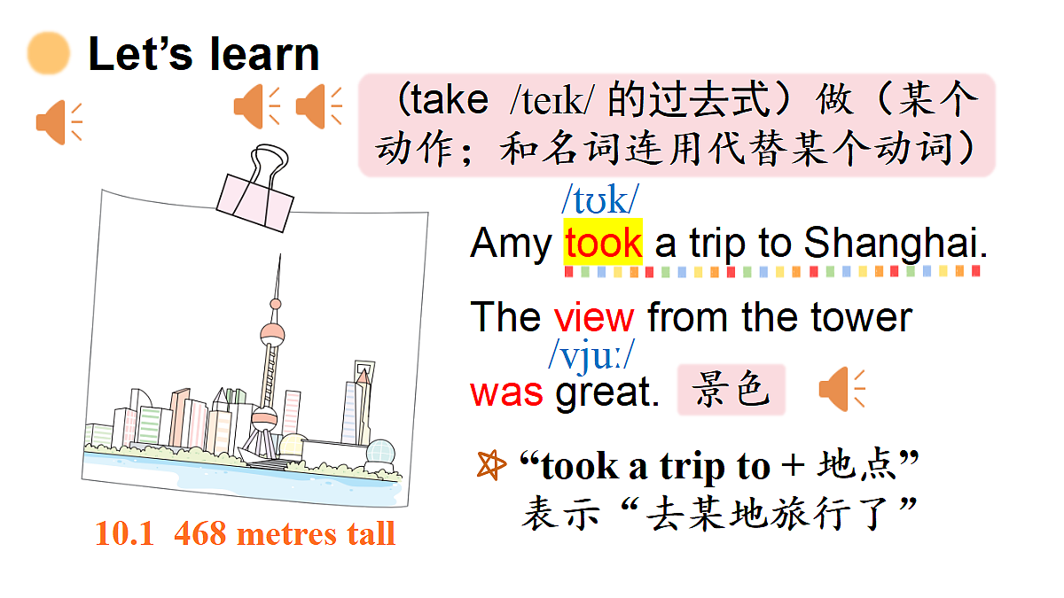 第4课时 B Let's learn & Make up a story & C Project第5页