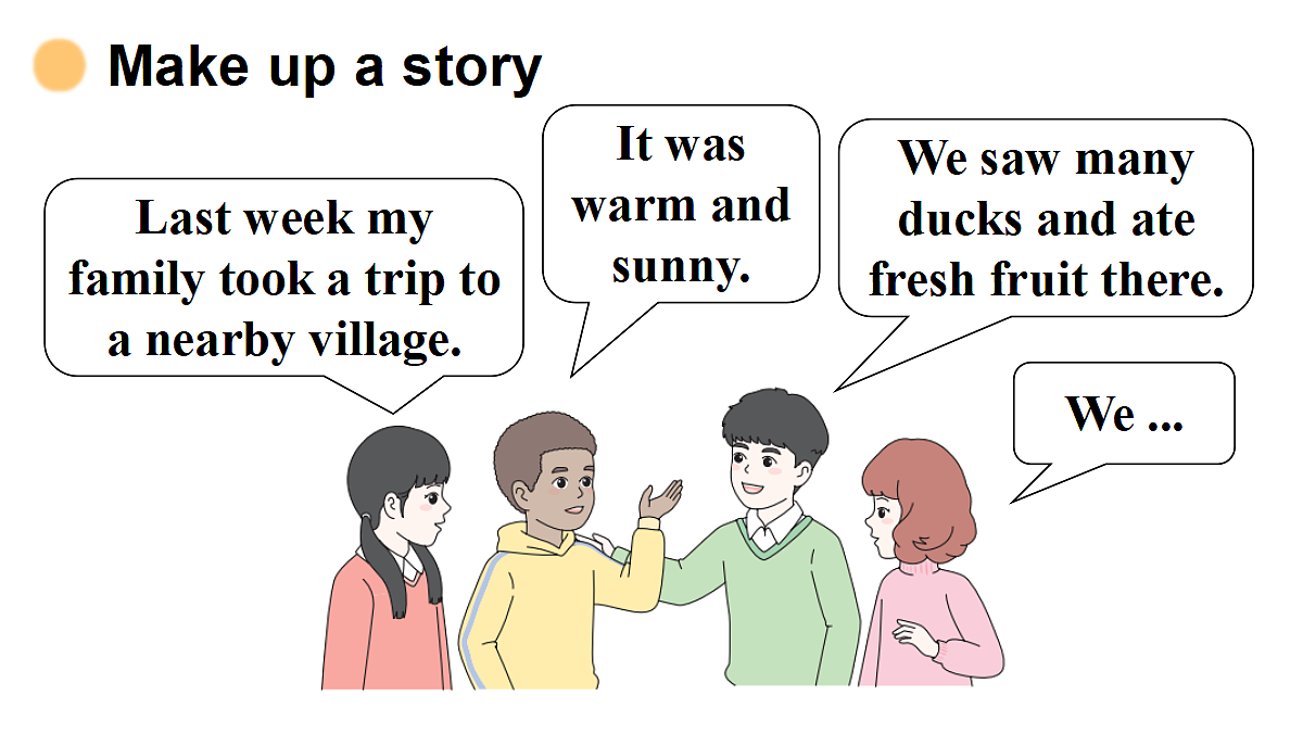 第4课时 B Let's learn & Make up a story & C Project第8页