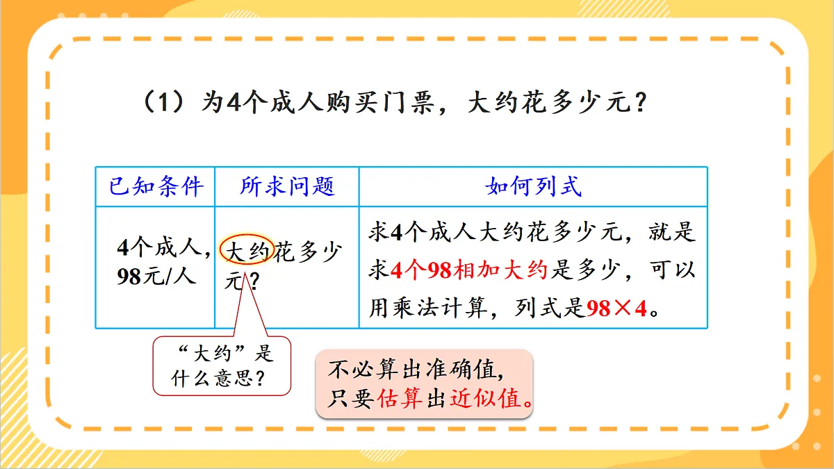 1.2《 两位数乘一位数的估算》 课件 北京版数学三上第7页