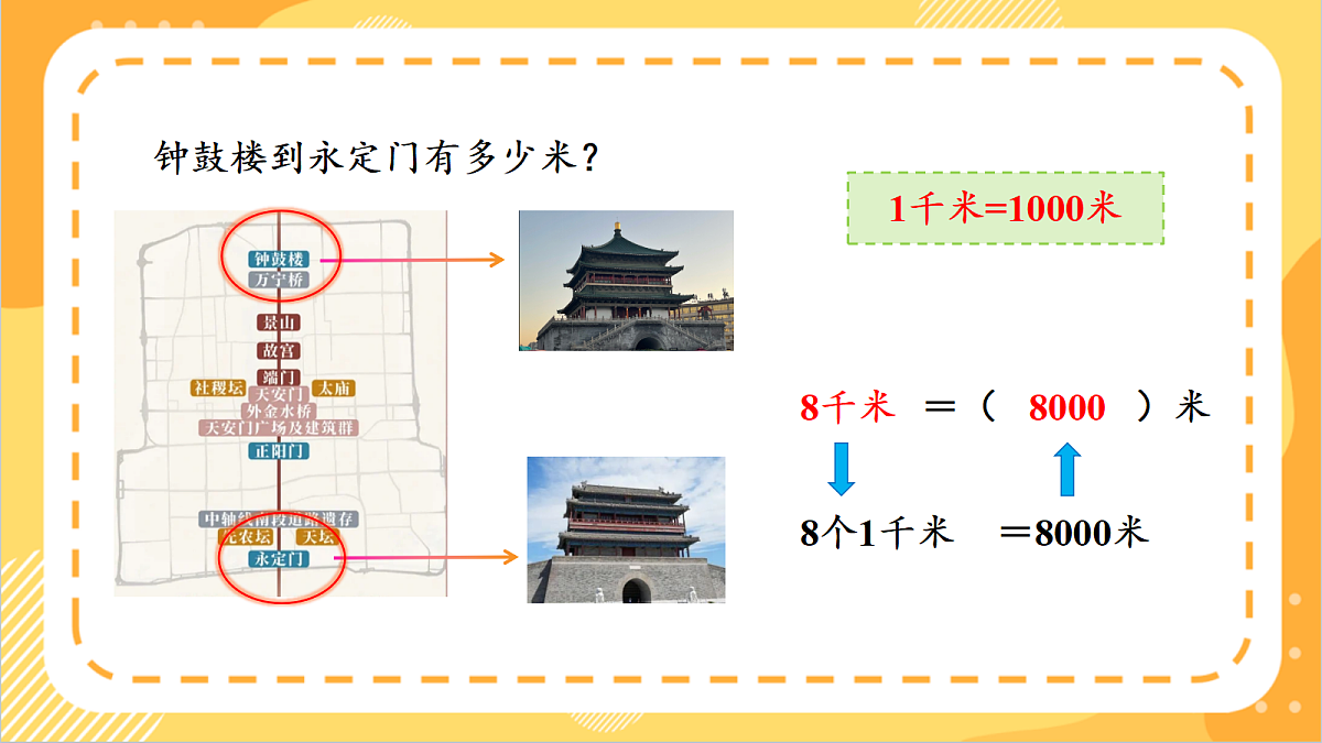 2.2《千米的换算》课件 北京版数学三上第7页