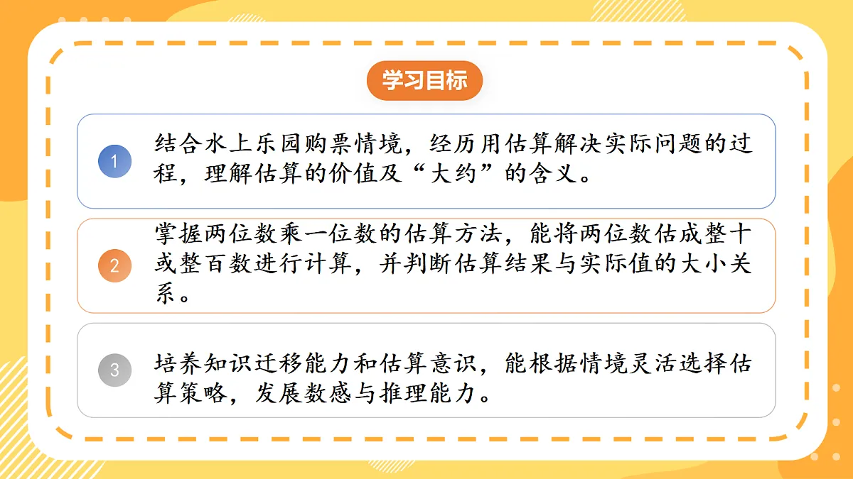 1.2《 两位数乘一位数的估算》 课件 北京版数学三上第2页