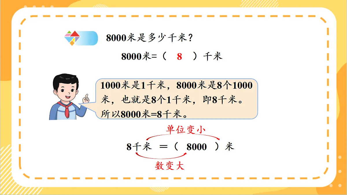3.1《千米的换算》课件 北京版数学三上第8页