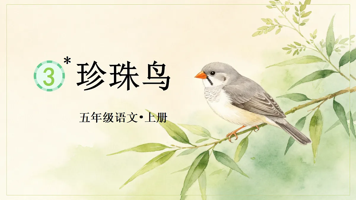 (教学课件)3.珍珠鸟第2页